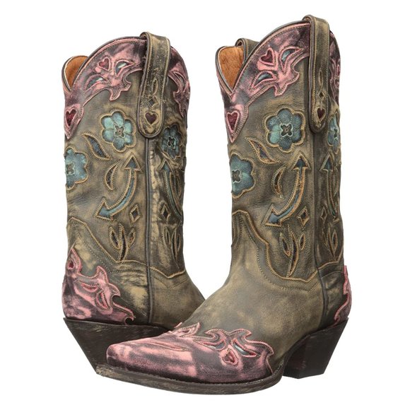 Dan Post Shoes - Dan Post Vintage Arrow Western Boots 9.5